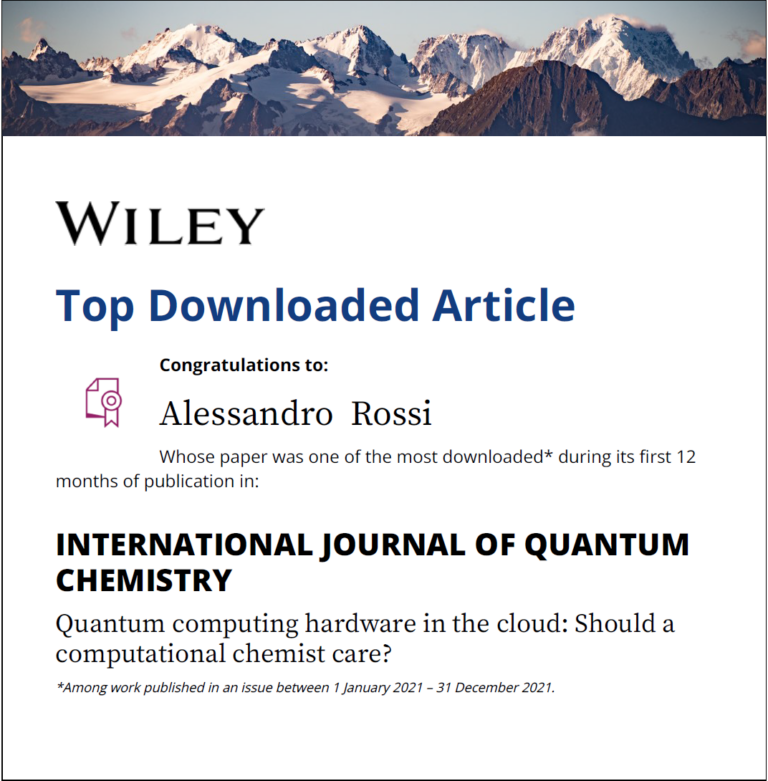 Our paper among top downloaded